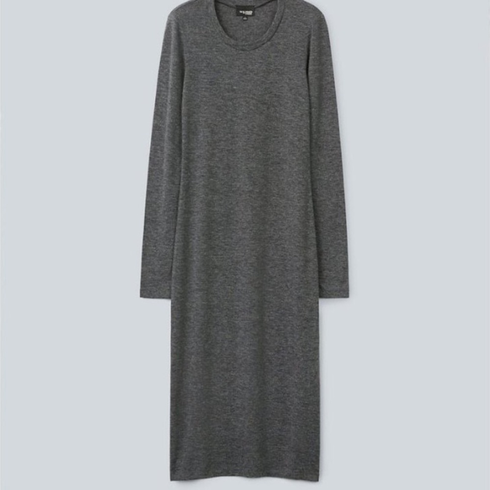 Aritzia Wilfred Free Parleur Gray Dress